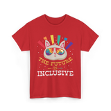 The Future Is Inclusive Pride T-Shirt - Red