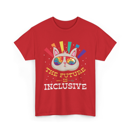 The Future Is Inclusive Pride T-Shirt - Red