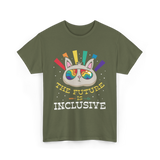 The Future Is Inclusive Pride T-Shirt - Military Green