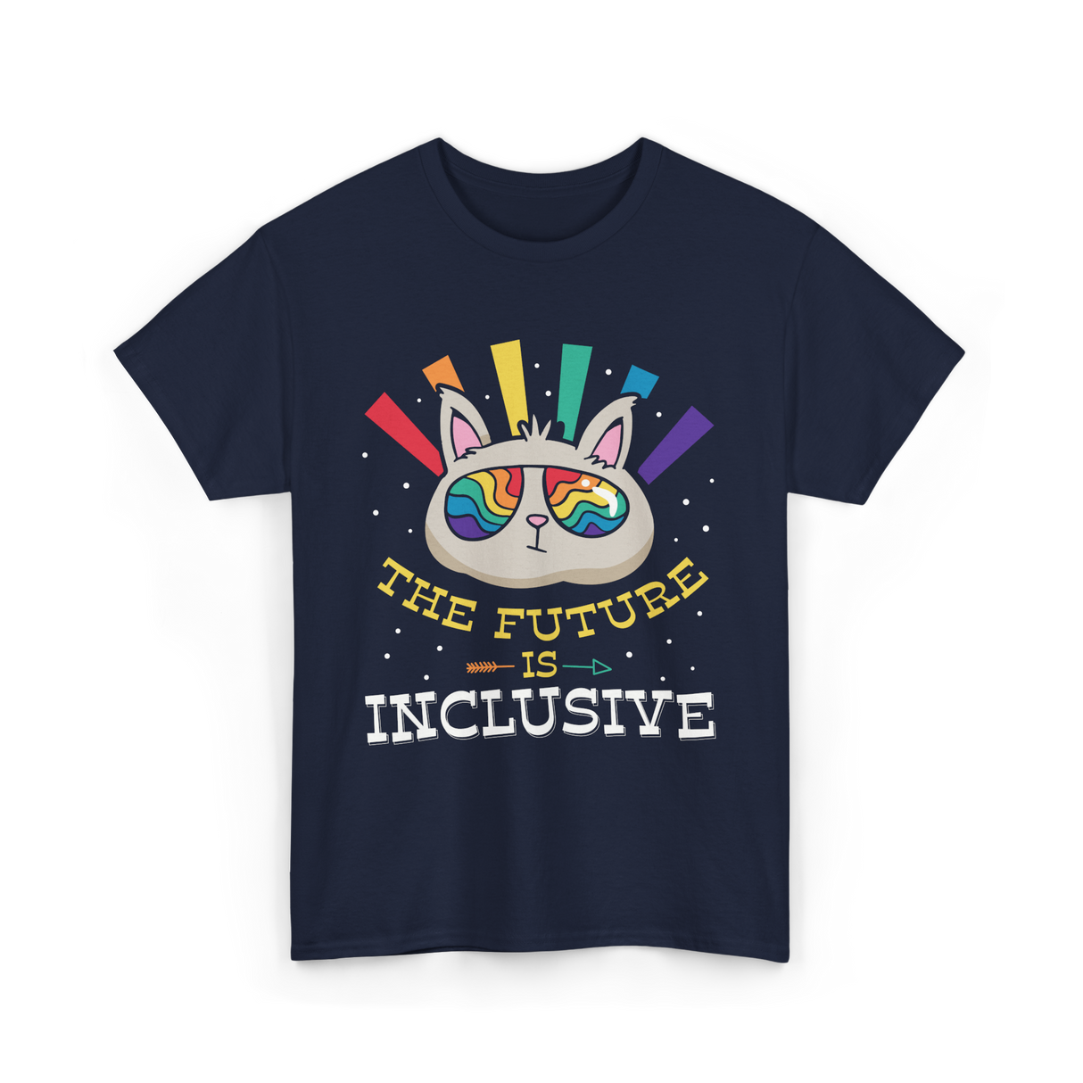 The Future Is Inclusive Pride T-Shirt - Navy