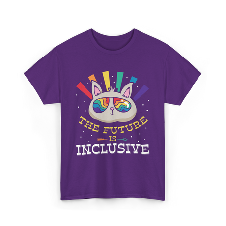 The Future Is Inclusive Pride T-Shirt - Purple