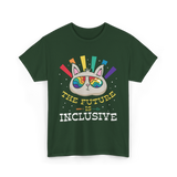 The Future Is Inclusive Pride T-Shirt - Forest Green