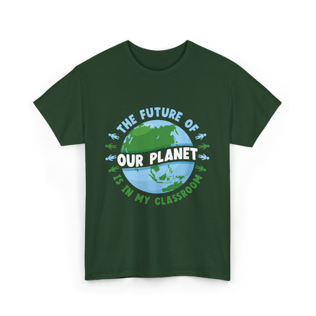 The Future Of Our Day T-Shirt - Forest Green