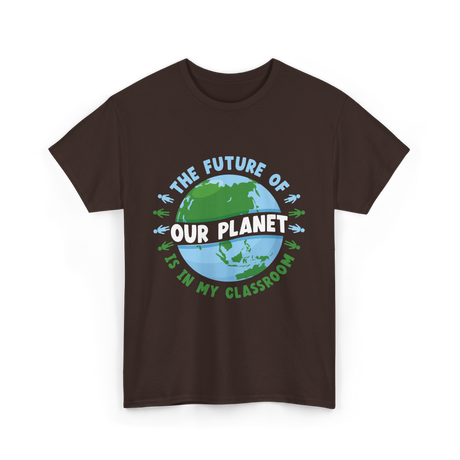 The Future Of Our Day T-Shirt - Dark Chocolate