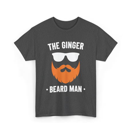 The Ginger Beard Man Beard T-Shirt - Dark Heather