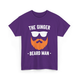 The Ginger Beard Man Beard T-Shirt - Purple