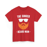 The Ginger Beard Man Beard T-Shirt - Red