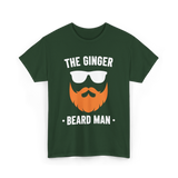 The Ginger Beard Man Beard T-Shirt - Forest Green