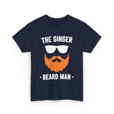 The Ginger Beard Man Beard T-Shirt - Navy