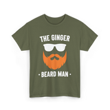 The Ginger Beard Man Beard T-Shirt - Military Green