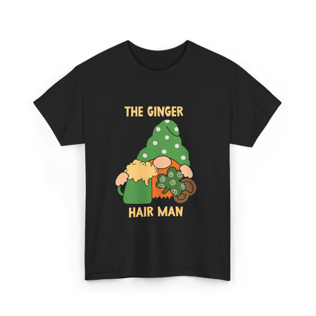 The Ginger Hair Man Irish Culture T-Shirt - Black