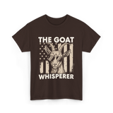 The Goat Whisperer Goat Lover T-Shirt - Dark Chocolate