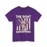 The Goat Whisperer Goat Lover T-Shirt - Purple