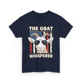 The Goat Whisperer Goat Lover T-Shirt - Navy