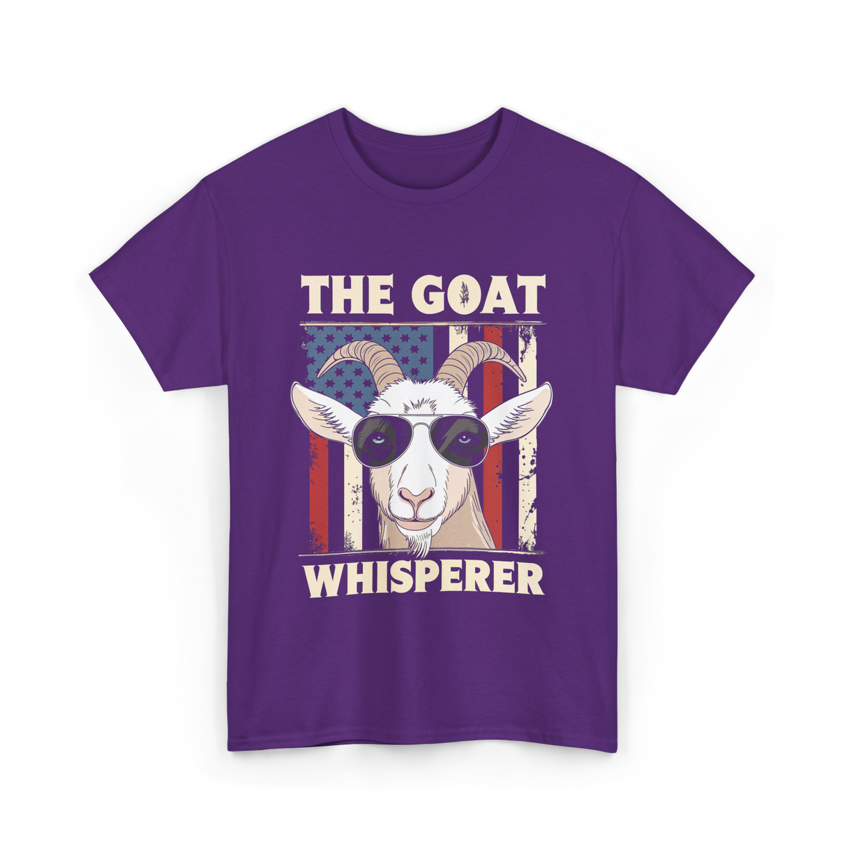 The Goat Whisperer Goat Lover T-Shirt - Purple