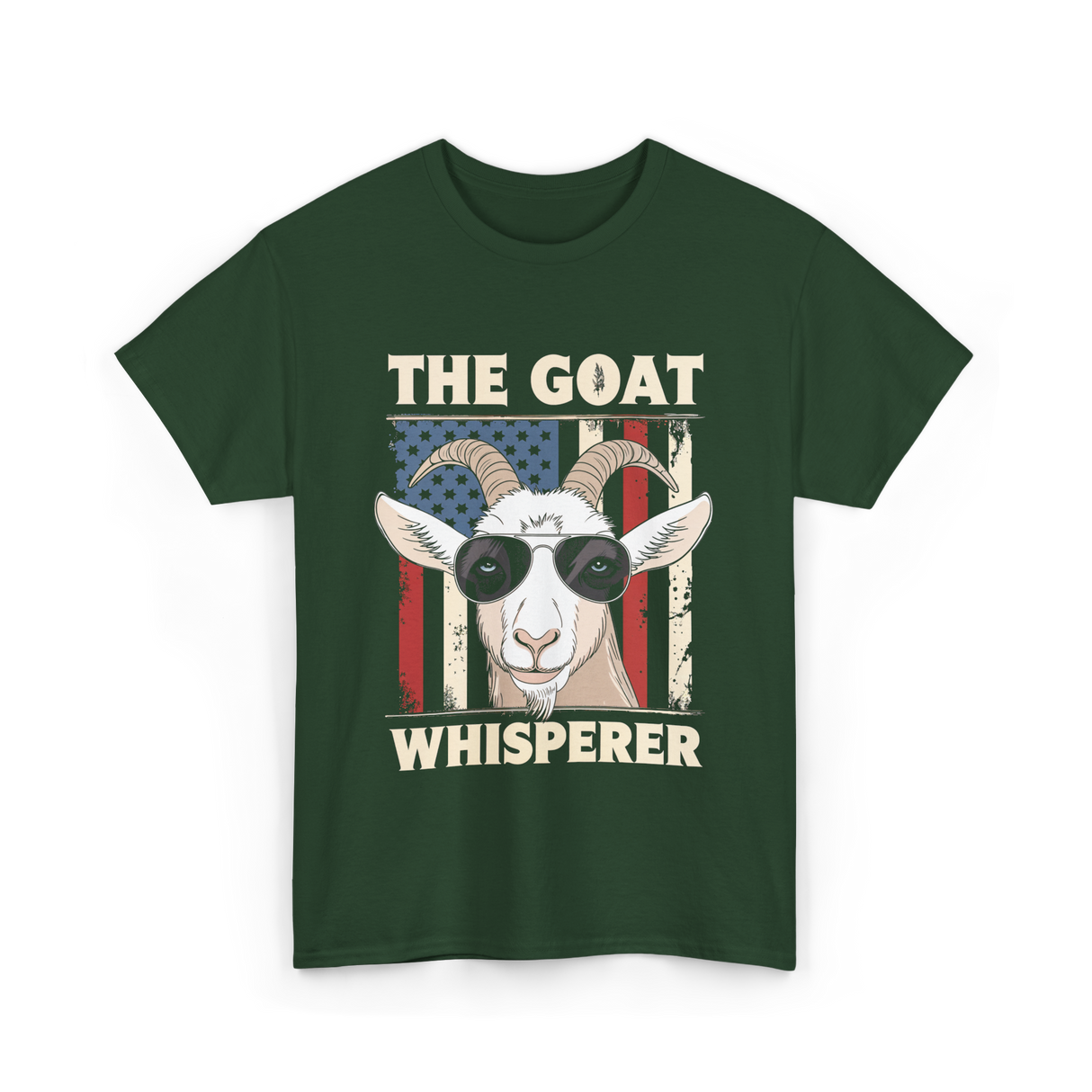 The Goat Whisperer Goat Lover T-Shirt - Forest Green