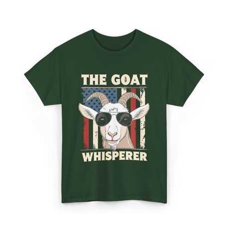 The Goat Whisperer Goat Lover T-Shirt - Forest Green