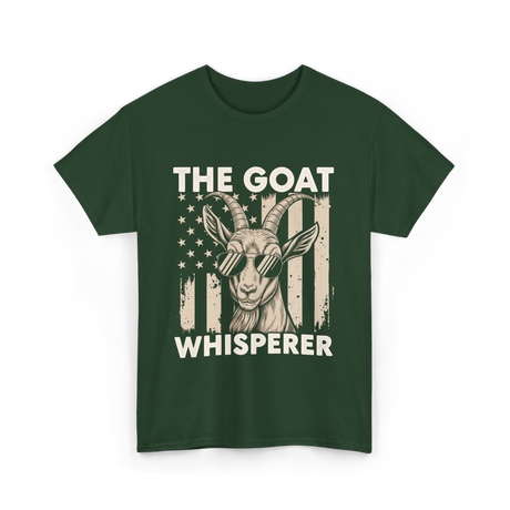 The Goat Whisperer Goat Lover T-Shirt - Forest Green