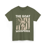 The Goat Whisperer Goat Lover T-Shirt - Military Green