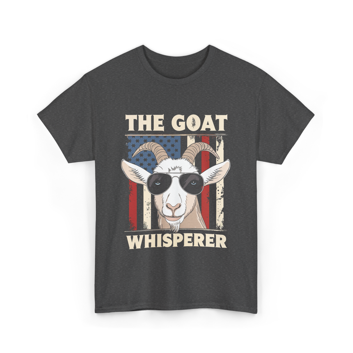 The Goat Whisperer Goat Lover T-Shirt - Dark Heather