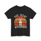 The Goat Whisperer Goat T-Shirt - Black