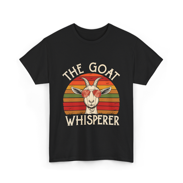 The Goat Whisperer Goat T-Shirt - Black