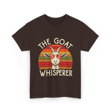 The Goat Whisperer Goat T-Shirt - Dark Chocolate