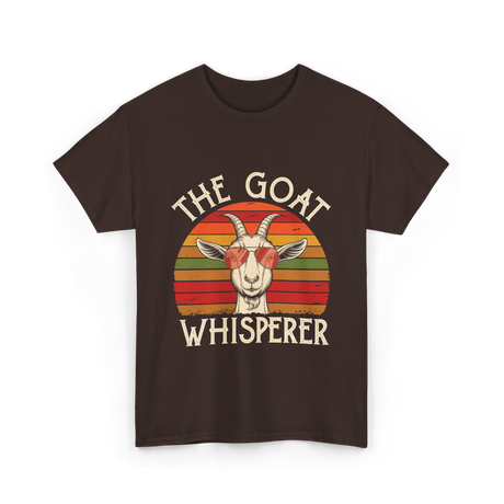 The Goat Whisperer Goat T-Shirt - Dark Chocolate