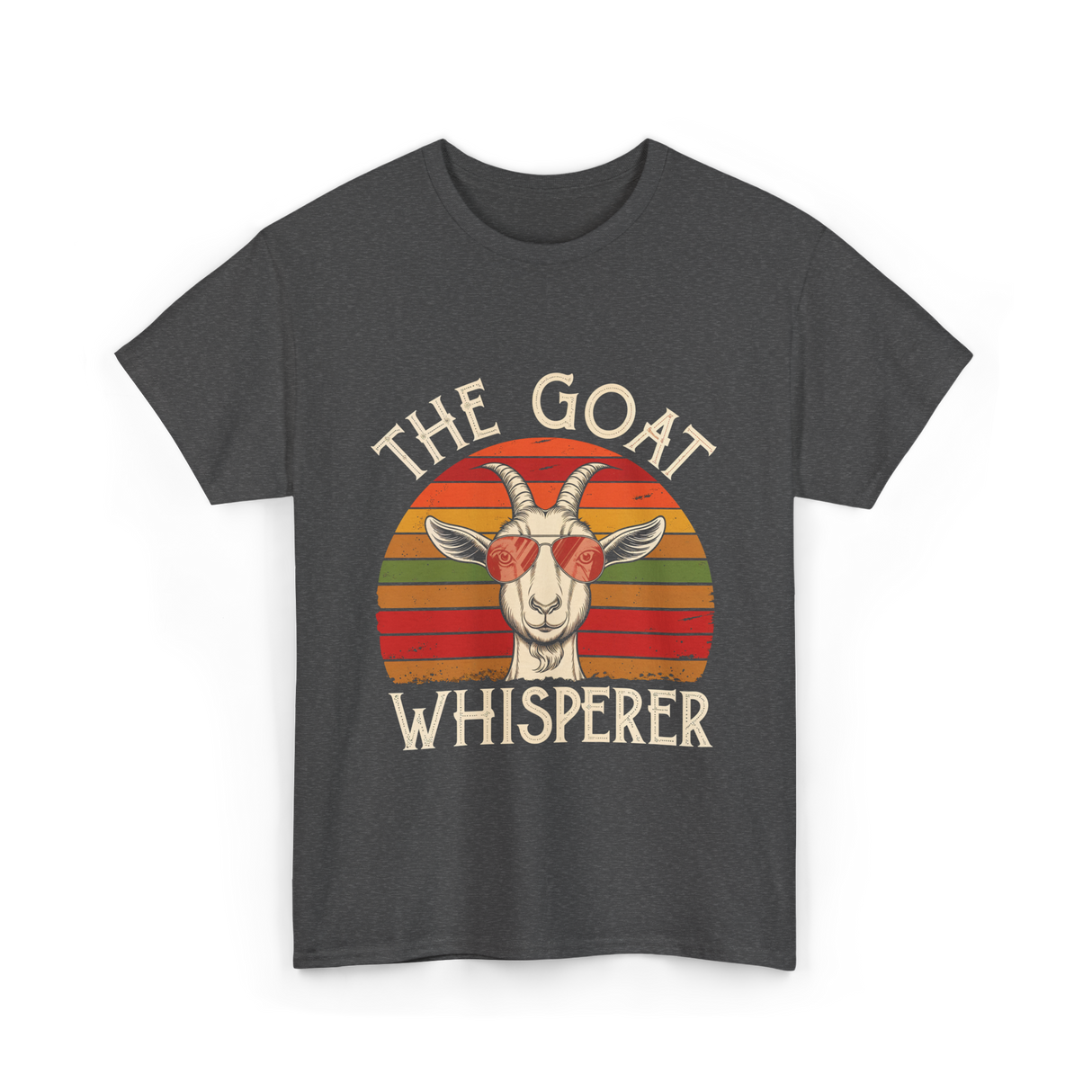 The Goat Whisperer Goat T-Shirt - Dark Heather