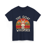 The Goat Whisperer Goat T-Shirt - Navy