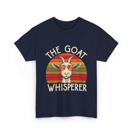 The Goat Whisperer Goat T-Shirt - Navy