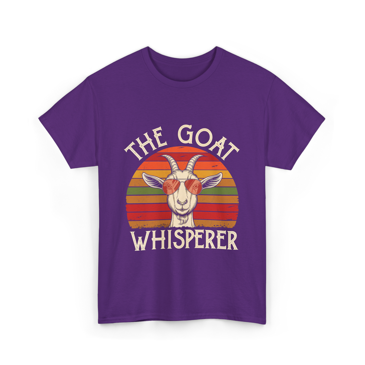 The Goat Whisperer Goat T-Shirt - Purple