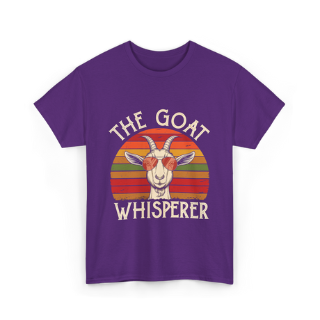 The Goat Whisperer Goat T-Shirt - Purple