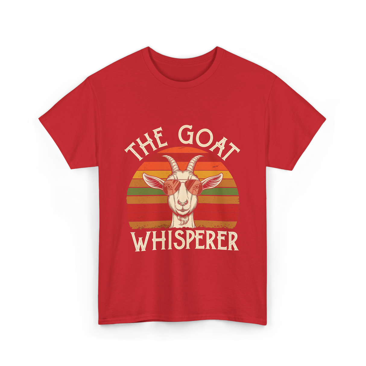 The Goat Whisperer Goat T-Shirt - Red