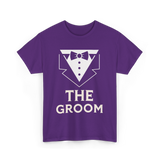 The Groom Party T-Shirt - Purple