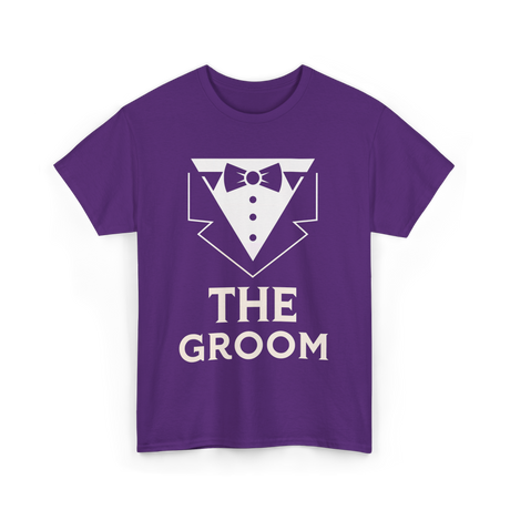 The Groom Party T-Shirt - Purple