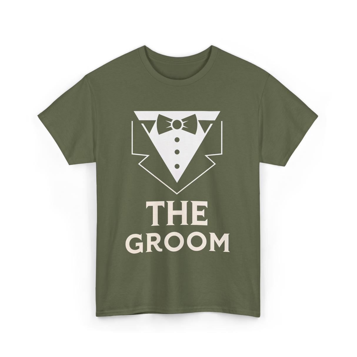 The Groom Party T-Shirt - Military Green