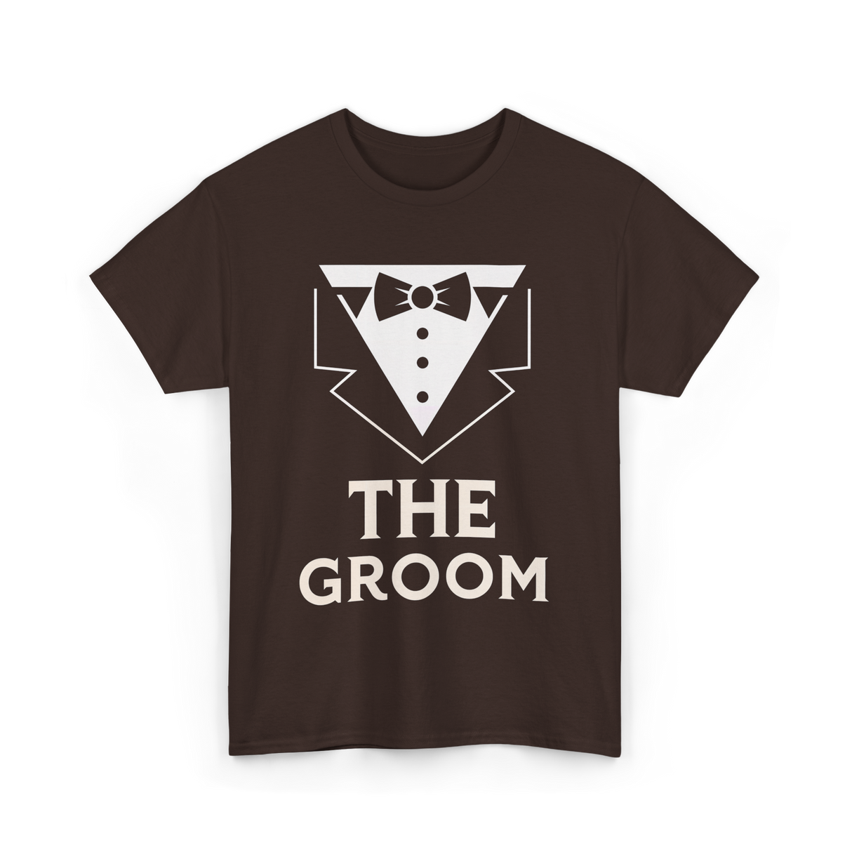 The Groom Party T-Shirt - Dark Chocolate