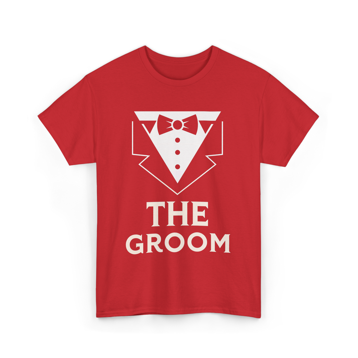 The Groom Party T-Shirt - Red