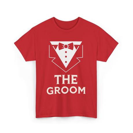 The Groom Party T-Shirt - Red