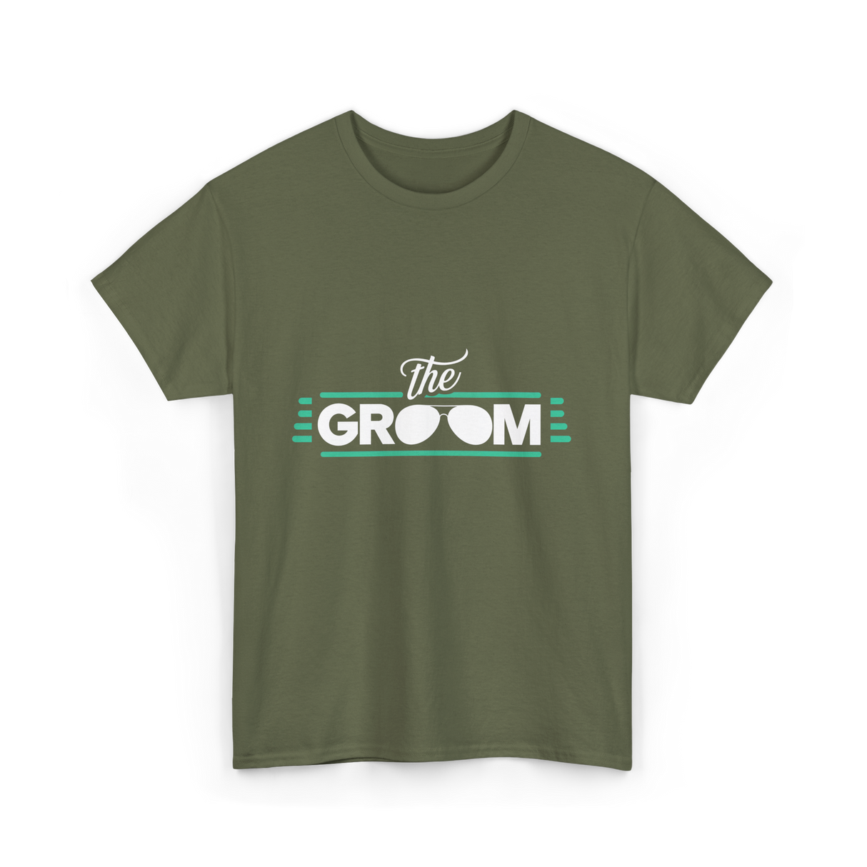 the Groom T-Shirt - Military Green