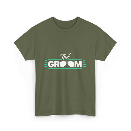 the Groom T-Shirt - Military Green