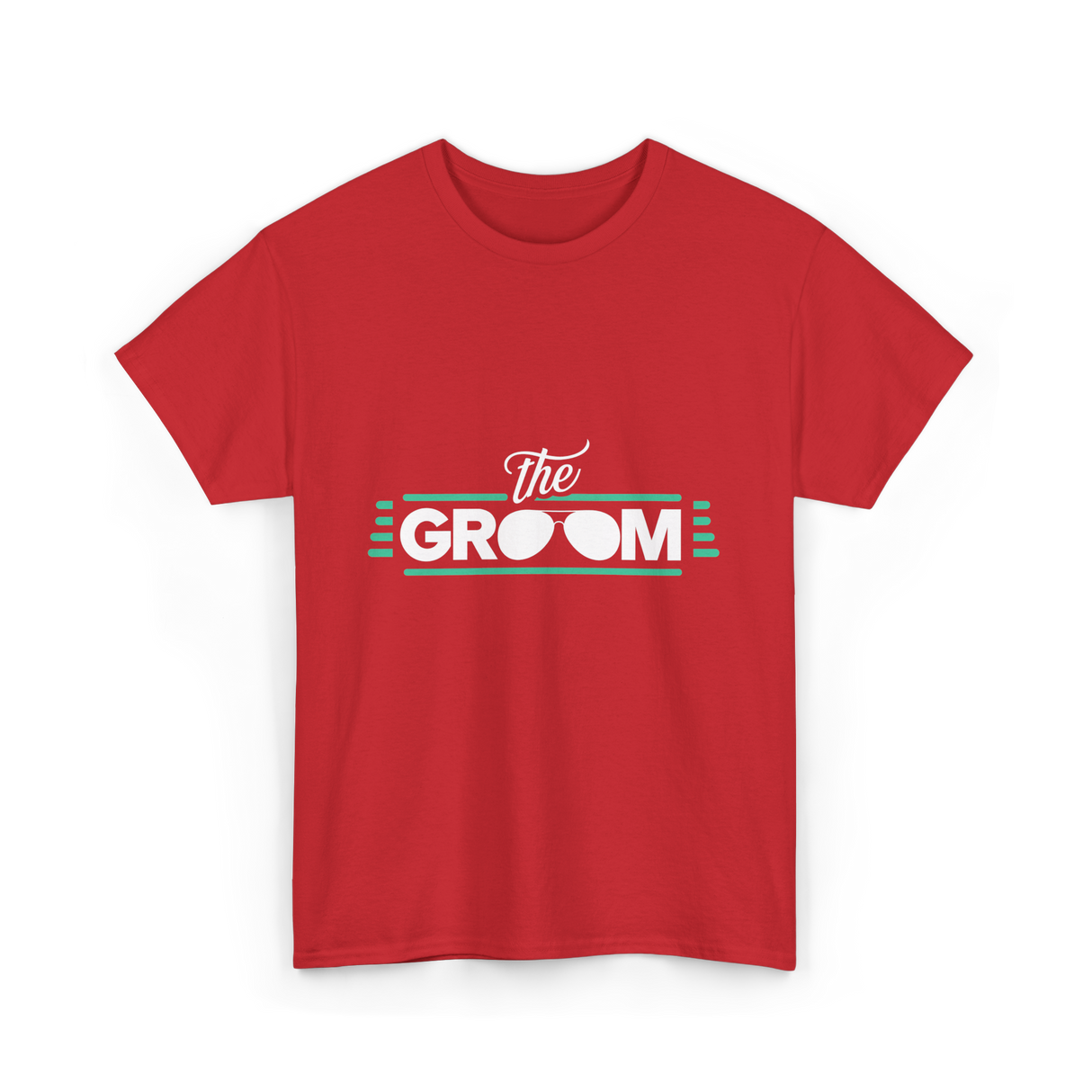 the Groom T-Shirt - Red