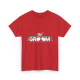 the Groom T-Shirt - Red