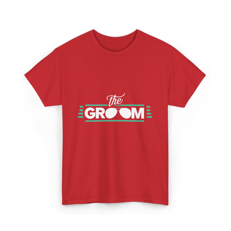 the Groom T-Shirt - Red