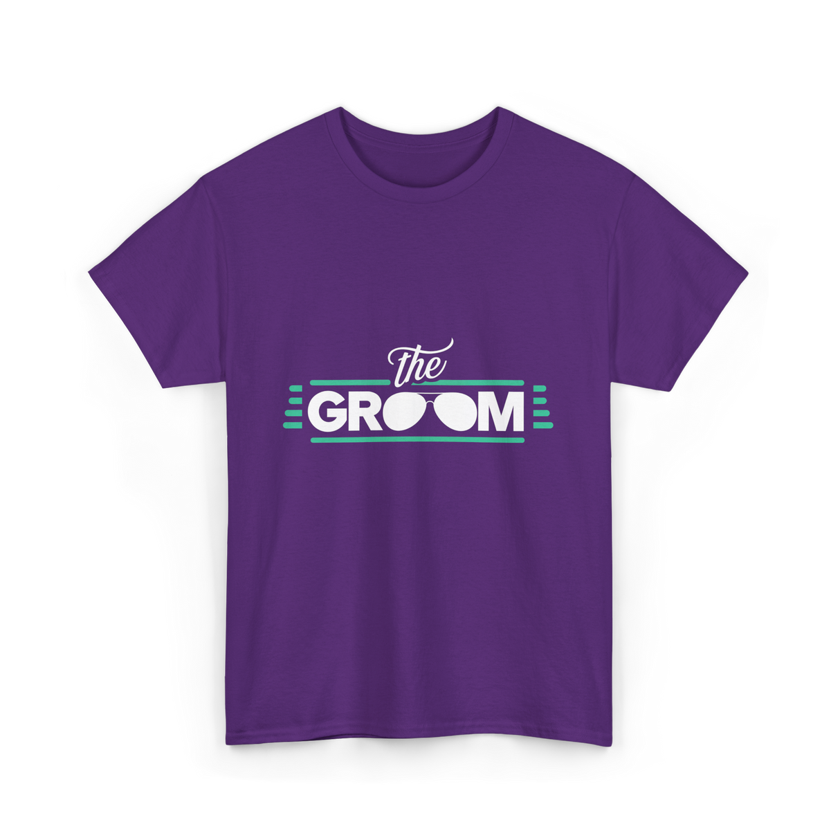 the Groom T-Shirt - Purple