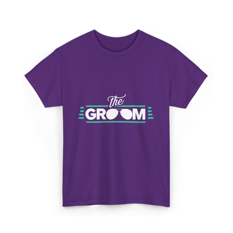 the Groom T-Shirt - Purple