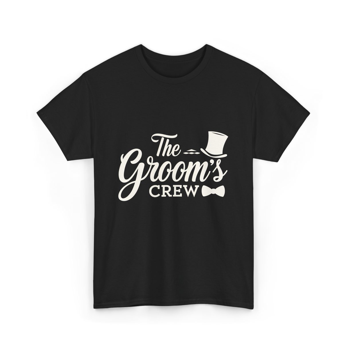 The Groom's Crew T-Shirt - Black