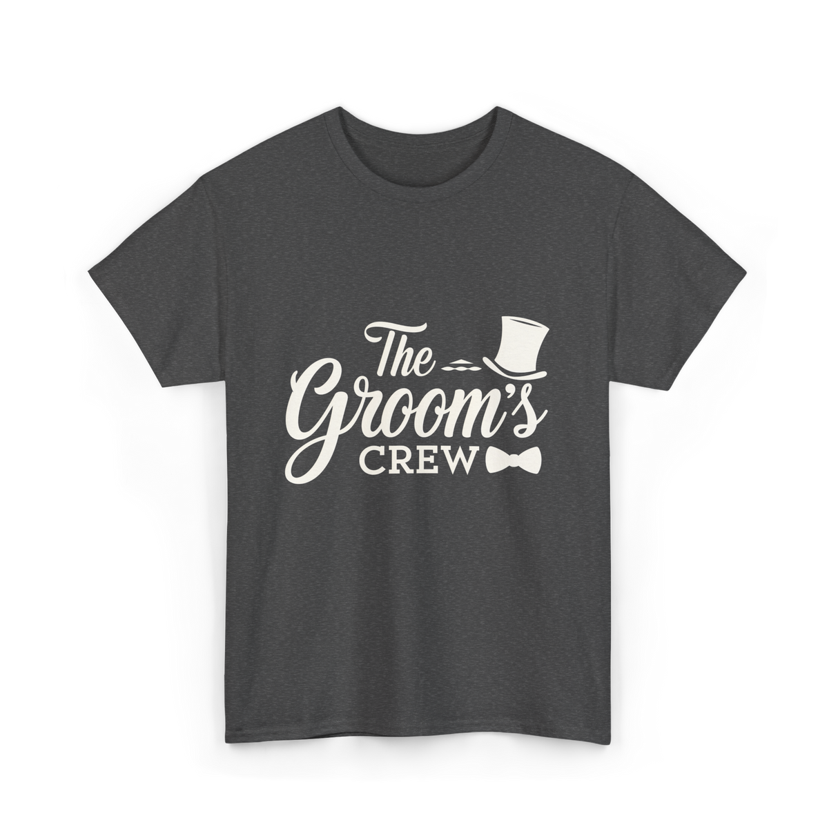 The Groom's Crew T-Shirt - Dark Heather