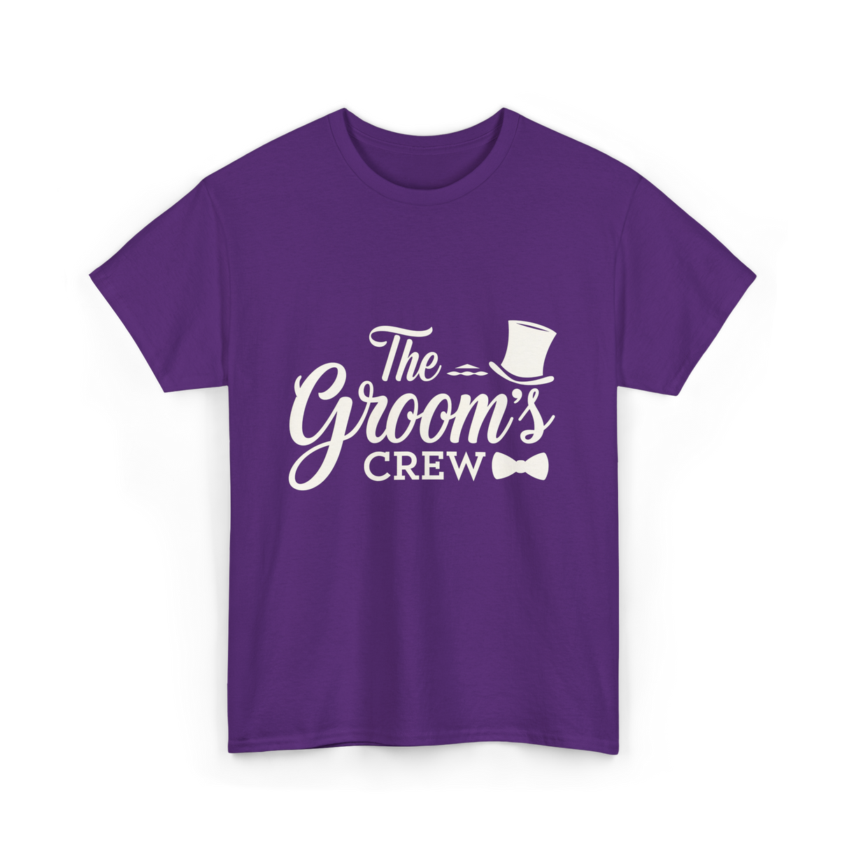 The Groom's Crew T-Shirt - Purple